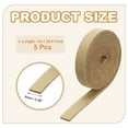 thumbnail image 2 of Uxcell Flat Leather Strap, Length PU Leather Strip Single Sided String Cord Strip for Crafts Necklace Bracelets Light Gold 5/16", 2 of 7