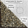 thumbnail image 5 of Koeckritz Rugs 32 oz Indoor Area Rug, Black & Tan, 8'x10' for Living Room, Bedroom, 5 of 6