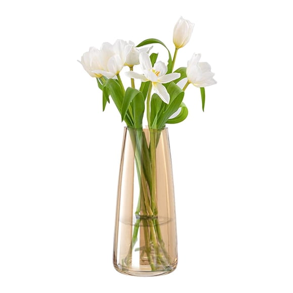 Jarrón de cristal Aoderun Flower para decoración del hogar hecho a mano moderno