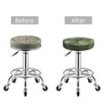thumbnail image 5 of Kll Succulents Round Bar Chair Cushion Cover 13 Inch,Bar Stool Protector With Elastic, Soft Washable, 5 of 7