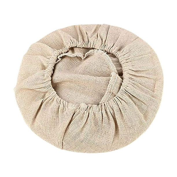 Injueey Cubierta de la cesta de fermentación de pan, cesta trenzada clasificada a prueba de de panadería casera, tela de algodón de lino, 25cm Type2 NO2 Injueey HA001225-02B