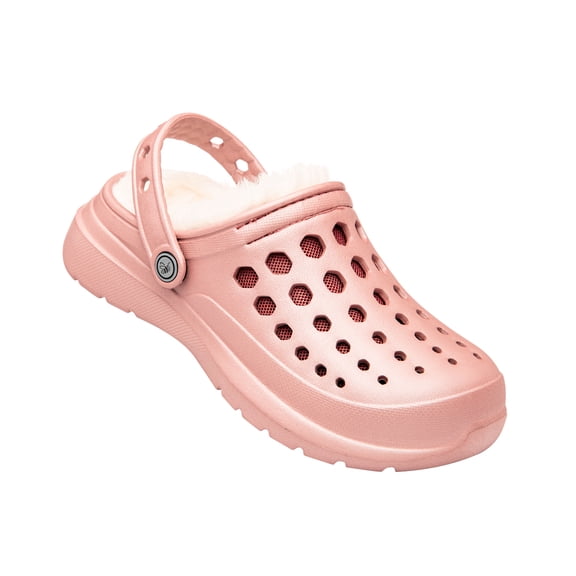 Joybees Kid's Cozy Lined Clog for Little Kids and Toddlers | Extra Cozy Comfort Slipper | Faux Shearling Lined Slip-on Clog