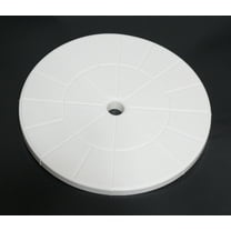 Swimming Pool Skimmer Cover Debris Canister Deck Lid 9 1/8" Inch Skimmer Valve Lid White Replacement