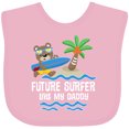 thumbnail image 3 of Inktastic Surfing Future Surfer Like Daddy Boys or Girls Baby Bib, 3 of 4