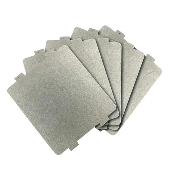 5x cubiertas de guía de hojas de placa de Mica universales tablero de aislamiento térmico cortable 11,8 cm x 9,9 cm accesorios de microondas par