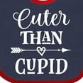 thumbnail image 4 of Inktastic Valentine Day Cuter Than Cupid Boys or Girls Baby Bib, 4 of 4