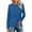 ZA-Blue, variant on UYISJ Womens T Shirts V Neck Long Sleeve Casual Tops Soft Solid Color Basic Tee