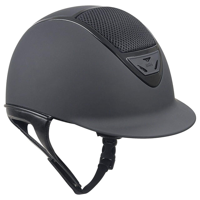 Casco de Equitación IRH XLT Negro Mate Talla Mediana