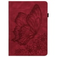 thumbnail image 2 of Dteck Samsung Galaxy Tab A 8.0" 2019 Case, Samsung T290 Case, Embossed Butterfly Flip Stand Case For Samsung Galaxy Tab A 8.0 2019 T290 T295, Red, 2 of 7