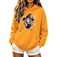 thumbnail image 2 of Ynynloco Halloween Sweatshirt Pullover Top for Women Graphic Long Sleeve Casual Hoodie Fall Daily Wear, 2 of 5