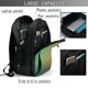 thumbnail image 4 of Disketp Orange To Teal Gradient Mochila de Viaje Estampada para Laptop con Puerto de Carga USB, Mochila Impermeable para Computadora – Regalo para Hombres y Mujeres, 4 of 7