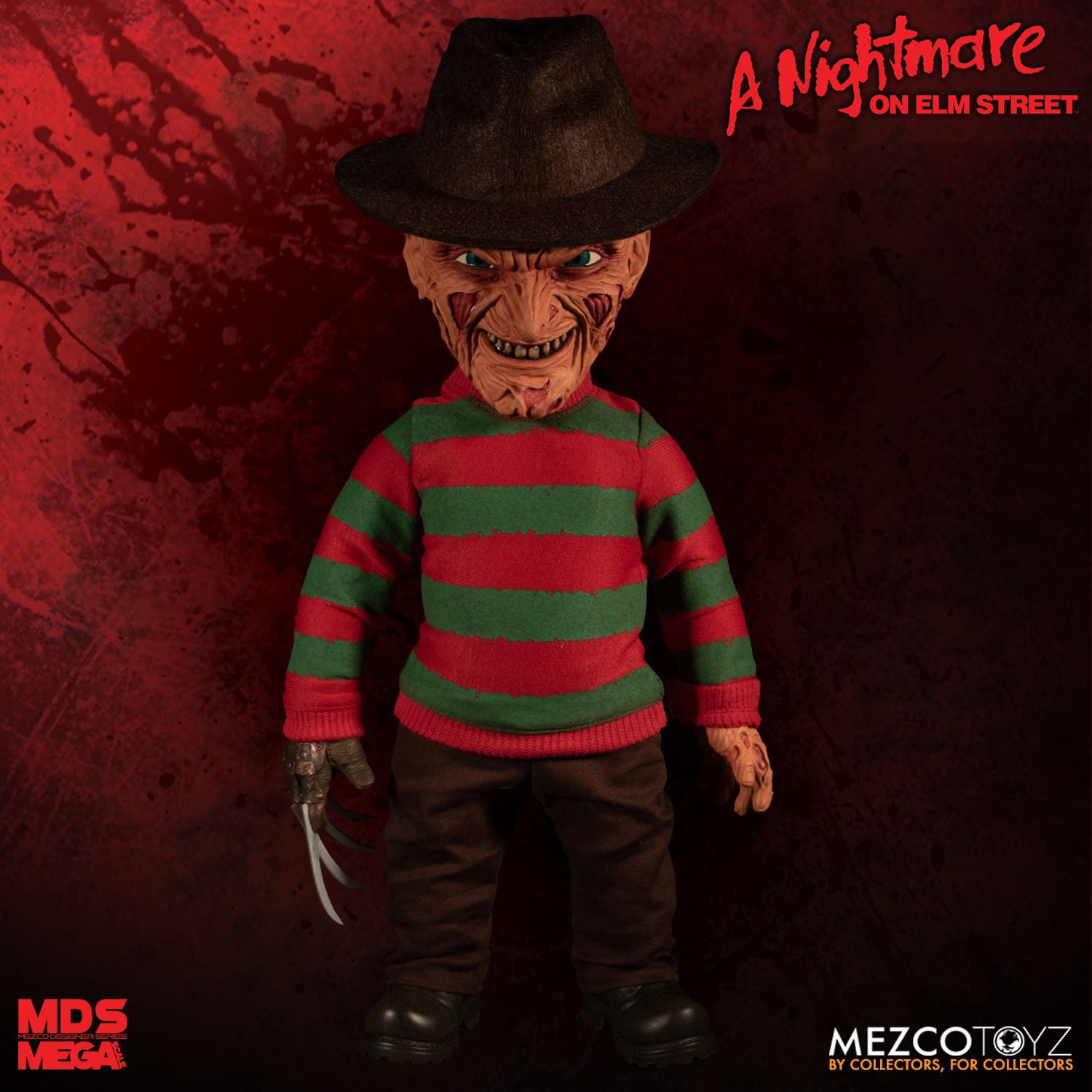 Freddy Krueger Nightmare on Elm Street Mezco Toyz Burst-a-box for sale online 