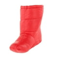 thumbnail image 1 of Zapatillas de plumón impermeables, botas acogedoras con bolsa de almacenamiento, ntideslizante para tienda de campaña rojo L Zulema Zapatillas de plumas, 1 of 8
