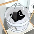 thumbnail image 4 of Foldable Clothes Drying Rack Hanging Clothes Dryer Tiers Foldable Mesh Net Drying Rack Folding Drying Rack Hanging Clothes Basket for Sweater, Delicate and Swimsuit, 4 of 5
