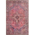 thumbnail image 3 of Unique Loom Timeless Collection Area Rug - Simon (7' 10" x 10' Rectangle Red/Teal), 3 of 6