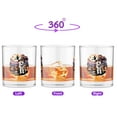 thumbnail image 2 of Spooky Halloween Night Witch Akita Glowing Pumpkins 11oz Whiskey Glass Mug Inu Dog Lover Whiskey Cocktail Glasses Cup - 12015, 2 of 5