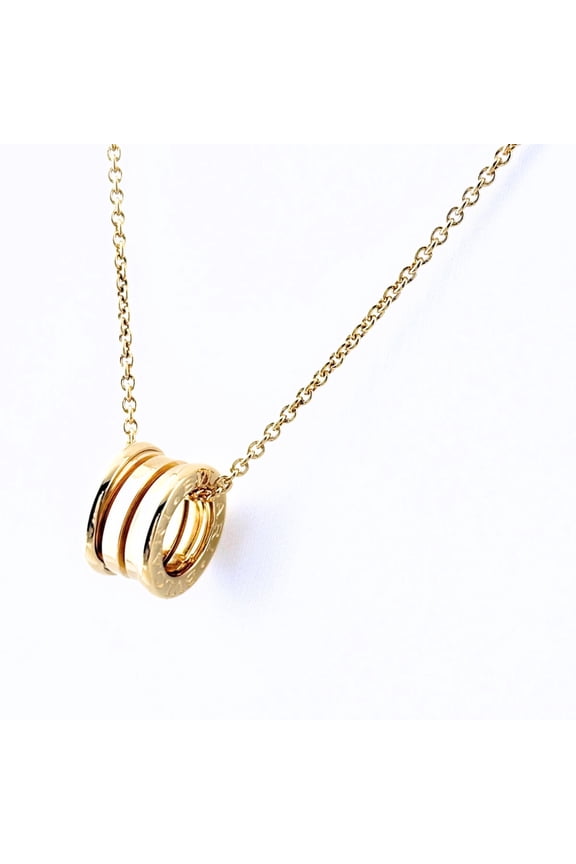 Pre-Owned Bvlgari Bulgari B.zero1 Necklace, Yellow Gold (YG) Pendant 750, Women's