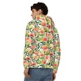 thumbnail image 4 of Honeii Fruits Peach1 Print Hoodies for Men, Pullover & Full Zip, Breathable Zip up Hoodie, Sweatshirt-XX-Large, 4 of 5