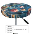 thumbnail image 3 of Cauagu Starry Sky Planet Lollipop Print Round Stool Covers,Seat Cushion for Round Bar Stool Chair Seat Cover for Bar Round Chair Fits for 12/13/14in Bar Stool Cushion, 3 of 7