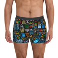 thumbnail image 4 of Wukai Happy Father Day Print Men’s Underwear Breathable Boxer Briefs,&nbsp;Moisture Wicking & Breathable-XX-Large, 4 of 7