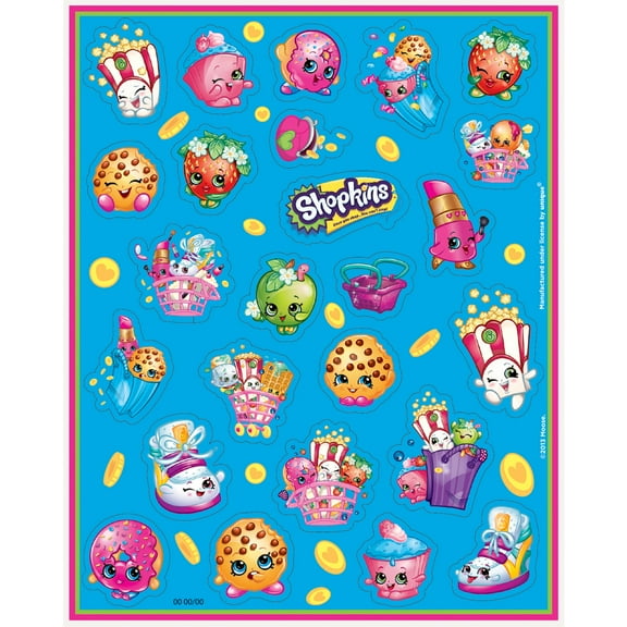 Shopkins Sticker Sheets, 4ct