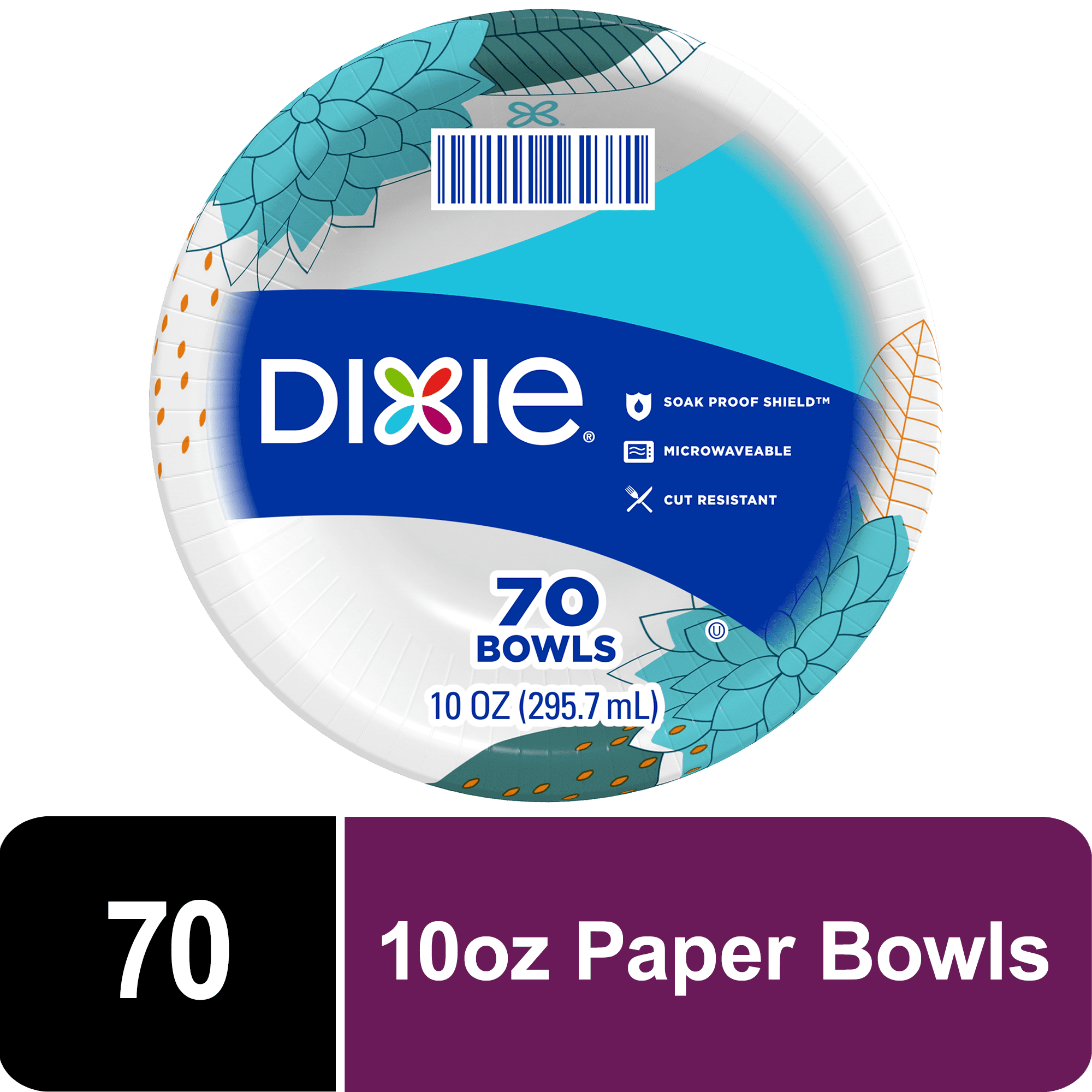 9 Packs of 36 Bowls Dessert or 10 Oz Dixie Everyday Paper Bowls 324 Count 