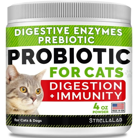 UPC: 0737787998809 | Probiotics for Cats and Dogs – 4oz Probiotic Powder – Allergy Relief  Digestion  Immunity – Cat Probiotics and Prebiotics + Digestive Enzymes – Relieve Diarrhea  Gas  Constipation  Litter Box Smell