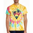 thumbnail image 2 of Wild Bobby, Surfing Van at the Beach Sunset Paradise, Streetwear, Tie-Dye Tees, Aurora, Large, 2 of 3