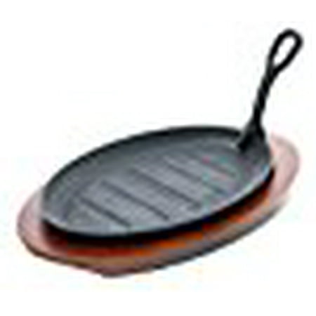 - Update International CIZP-11/SET Cast Iron Steak Platter and Wood Underliner