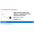 thumbnail image 2 of Engine Cooling Fan Motor Relay Connector - Compatible with 1984 - 1987 Chevy Corvette 1985 1986, 2 of 2