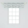 thumbnail image 2 of Ambesonne Vintage Valance Pack of 2, Retro Cars Pattern Vehicles, 54"X12", Pale Blue Dust and White, 2 of 3