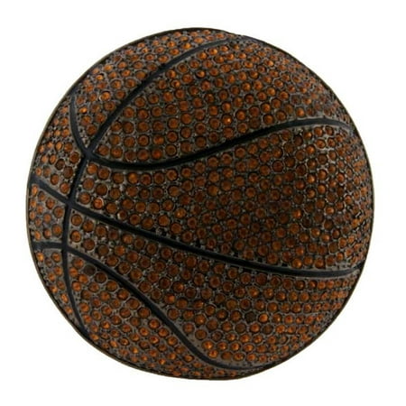 NBA Basketball League Team Ball Shape Belt Buckle Metal Bling Costume