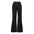 thumbnail image 4 of EDFBUYKRS Female Women Pants Casual Womens Cargo Pants Tall 34 Inseam Women Lined Sweatpants Wide Straight Leg Pants Bottom Sweatpants Joggers Pants Workout High Waisted Yoga Pants with Pockets M, 4 of 6
