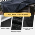 thumbnail image 5 of POMER Fire Pit Cover, 28inch Fire Table Covers Square Waterproof Ourdoor Gas Firepit Cover, 5 of 7