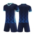 thumbnail image 3 of Hessimy Boys Short Sets - 2 Piece Active Performance Short Sleeve Athletic Shirts and Gym Shorts With Elastic Waistband,Jogging Football Tracksuit 9-10 Years, 3 of 3