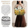 thumbnail image 5 of Yuyamidu Sunflower Hummingbird Quilted Storage Basket with Front Pocket Large Capacity Laundry Basket Collapsible Laundry Hamper Car Storage Basket for Organize Clothes Toys, 5 of 6