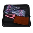 thumbnail image 1 of Kit De Tijeras De Peluquero, Juego De Tijeras De Peluquero Para El Hogar, Corte De Cabello Profesional, Peine De Cizalla Texturizante De Acero Inoxidable Con Clips Para Salón De, 1 of 7