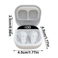 thumbnail image 5 of Vggrvlo 2025 Newset True Wireless Earbuds Immersive Premium Sound Bass Headset Bluetooth 5.3 in Ear Buds IPX7 Waterproof USB-C Charging Case Enhanced Apple & Android Compatibility, 5 of 6