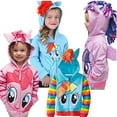 thumbnail image 5 of Kid Girls Little Pony Rainbow Dash Hoodies Baby Girls Sweatshirts Coat, 5 of 5