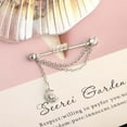 thumbnail image 3 of HUGFEGWE Long Ear Stud Moon Simple Butterfly Cartilage Stud Earrings Industrial Barbell Earring(J) CJB91-64341, 3 of 7