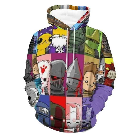 Adult Hoodies Castle Crashers Unisex Pullover Loose Sweater Hoodie Hooded Sweatshirt With Pockets For Mens Womens