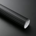 thumbnail image 3 of 4D Car Sticker Twill Weave Vinyl Sheet Wrap Sticker Anti Wrinkle Adhesive Decals DIY Cast Wrap for Men Car Bike, 3 of 8