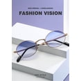 thumbnail image 2 of Lunettes de Soleil Rondes Mode Rue Hip-hop pour Hommes et Femmes, Pare-Soleil de Plage Extérieur (Couleur : D, Taille : Medium), 2 of 4