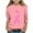 Pink, variant on BRGZLK Girls 3/4 Sleeve Breast Cancer Shirts Kids Cute Pink Ribbon Graphic Pullover Loose Casual Round Neck Basics Top Black 7-8 Years