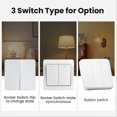 thumbnail image 1 of 4-Way On/Off Switch Graffiti Smart WiFi Smart 4-Way On/Off Switch, 1 of 5