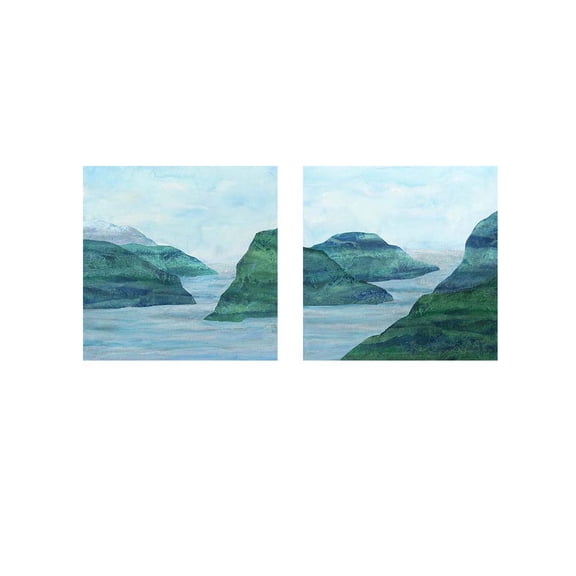 Great Art Now Secret Places by Sharon Chandler 2 Piece Print Art Set Each 12W x 12H