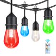 thumbnail image 1 of Guirnalda de luces para exteriores IPSTank de 48 pies que cambian de color con control remoto, 1 of 6
