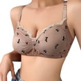 thumbnail image 1 of Brasier Lencería Estampada para Niñas con Sujetador Holgado sin Aros de Acero y Fruncido Pequeño Grande, 1 of 7