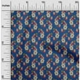 thumbnail image 1 of oneOone Polyester Lycra Fabric Leaves & Floral Block Decor Fabric Printed BTY 56 Inch Wide, 1 of 4