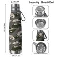 thumbnail image 3 of 29oz Insulated Water Bottle with Tea Infuser, Stainless Steel Travel Mug, Camouflage Print, 3 of 6